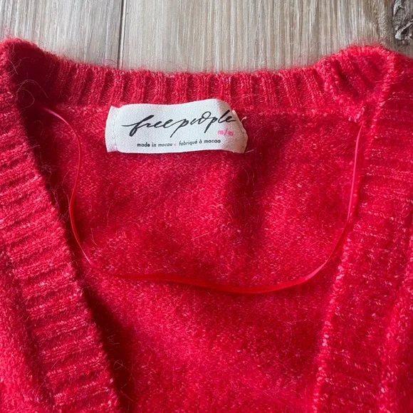 School Girl Cardi in Cherry Pop Melange
Free People Medium - Picture 4 of 6
